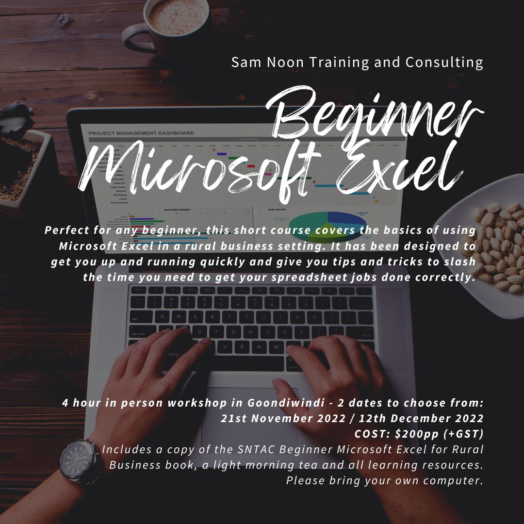 Beginner Microsoft Excel Workshop